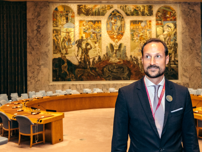 The Security Council Chamber at the UN Headquarters in Manhattan, New York, was donated and designed by Norway in 1952. Its renovation in 2013 preserved the original design. Photo: Johannes Worsøe Berg